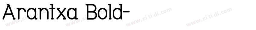 Arantxa Bold字体转换